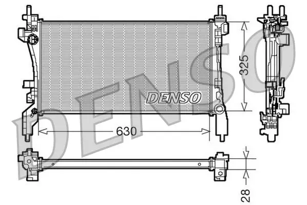 DENSO DRM09122 Теплообменник