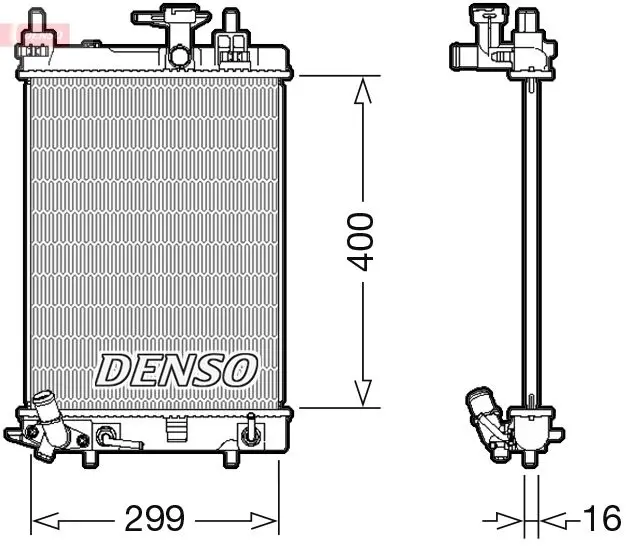 DENSO DRM13010 Теплообменник
