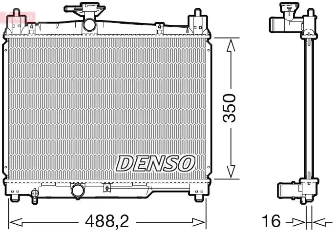 DENSO DRM46022 Теплообменник