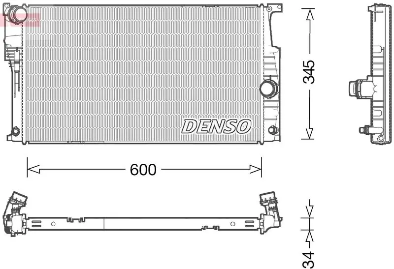 DENSO DRM05004 РАДИАТОР F20/F30/F32