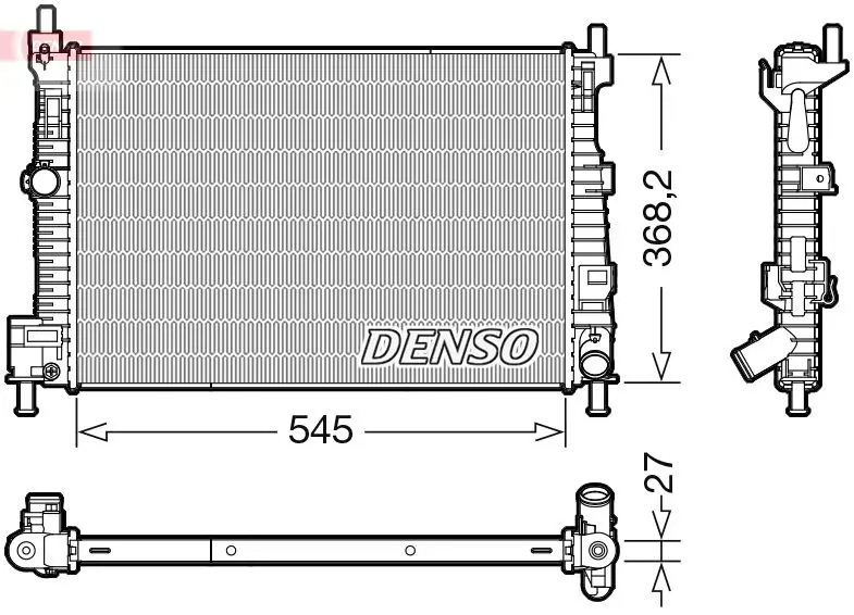 DRM44045 Радиатор, охлаждение двигателя