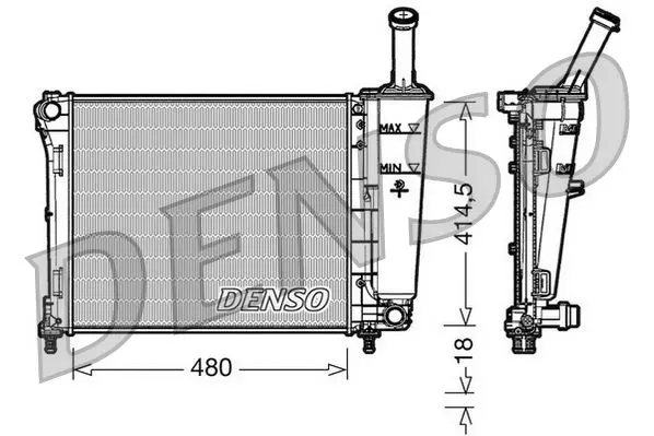 DENSO DRM09161 Теплообменник