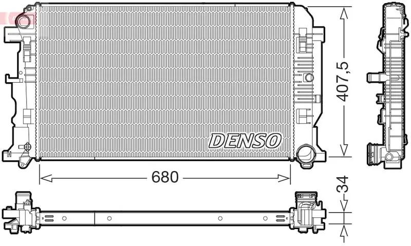 DRM32053 Радиатор, охлаждение двигателя