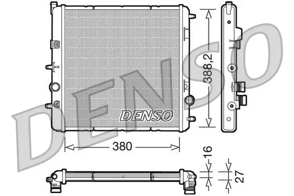 DENSO DRM07003 Теплообменник