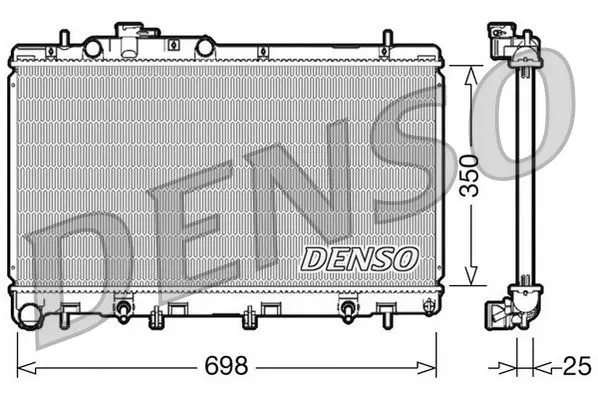 DENSO DRM36011 Теплообменник