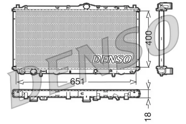 Denso DRM33061 Теплообменник