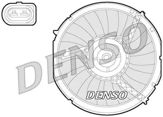 Denso DER02003 Вентилятор
