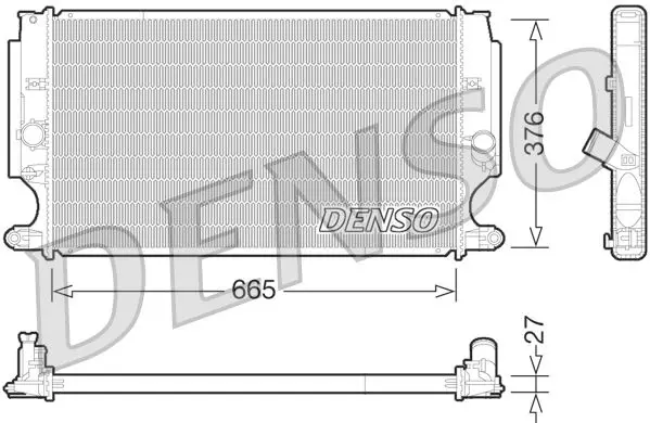 Denso DRM50072 Теплообменник