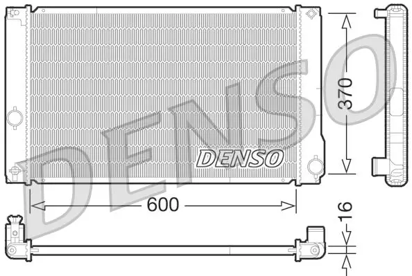 DRM50076 Радиатор охлаждения двигателя