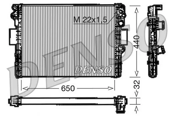 DENSO DRM12005 Теплообменник