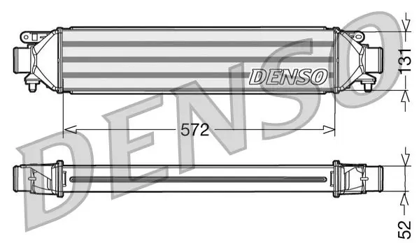DENSO DIT09107 Теплообменник