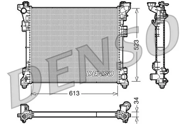 DENSO DRM06006 Теплообменник