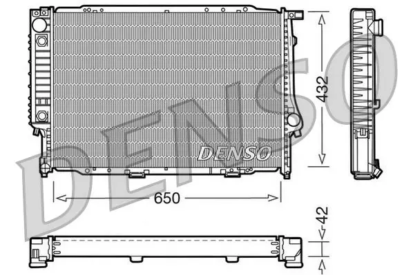 DENSO DRM05054 Теплообменник