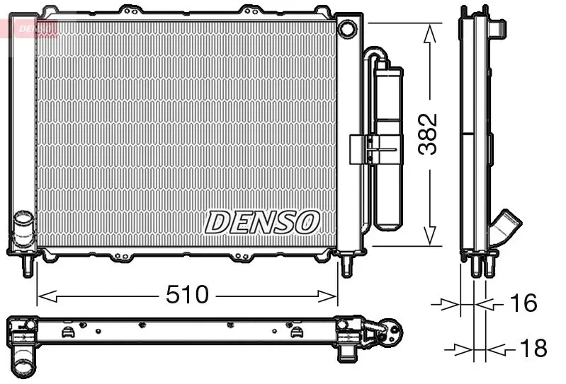 DENSO DRM23103 модуль охлаждения