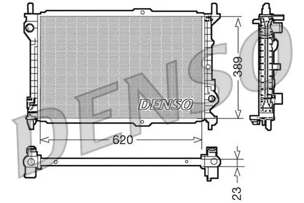 DRM10107 Радиатор охлаждения FORD