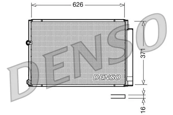 DCN50018 Радиатор кондиционера TOYOTA: