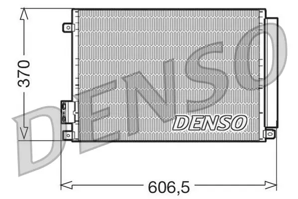Denso DCN09045 Радиатор кондиционера
