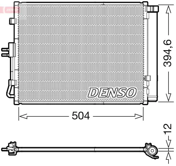 Denso DCN43005 Конденсатор, кондиционер
