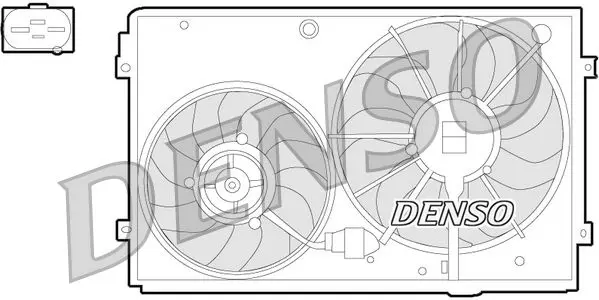 Denso DER32011 Вентилятор радиатора AUDI: A1