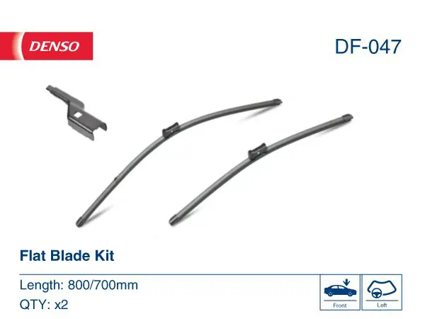 Denso DF047 Щётки с/о Flat 800/700мм.