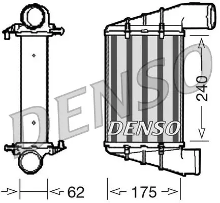 Denso DIT02001 Интеркулер