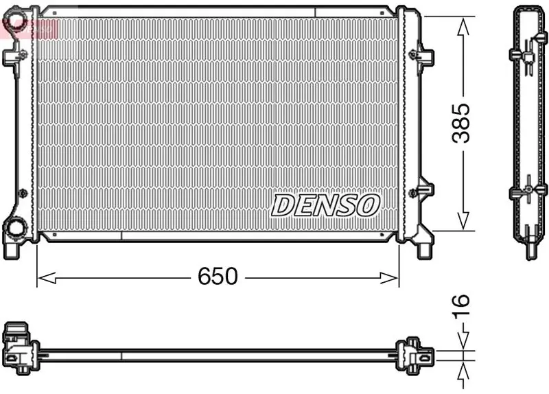 Denso DRM02014 Радиатор