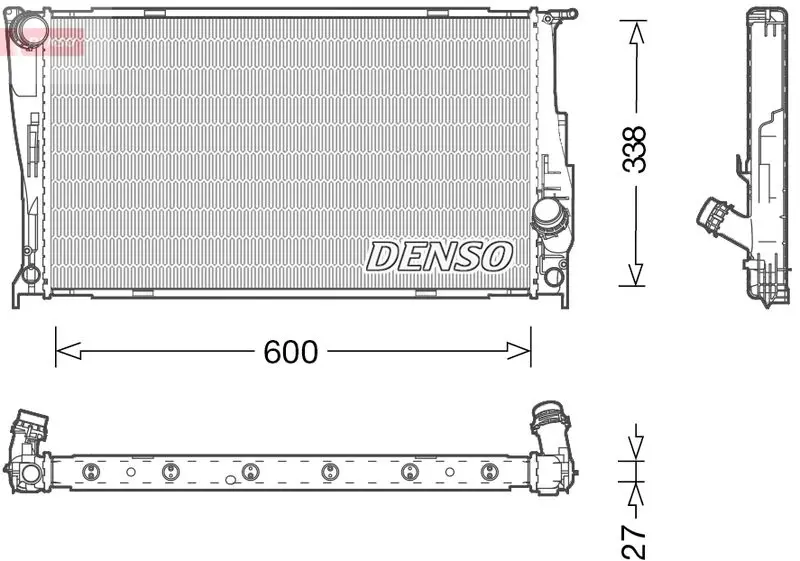 DRM05003 Радиатор BMW E84/E90 3.0