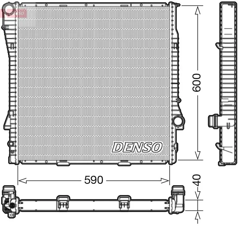 DRM05112 Радиатор системы охлаждения