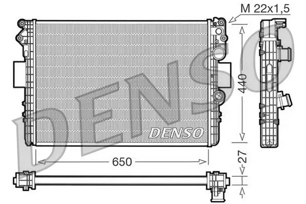 DRM12002 Радиатор охлаждения IVECO