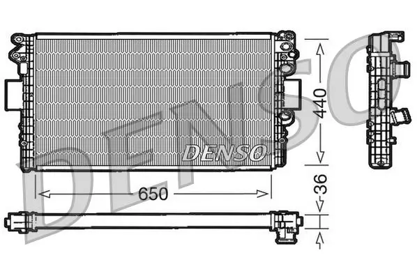 Denso DRM12004 Теплообменник