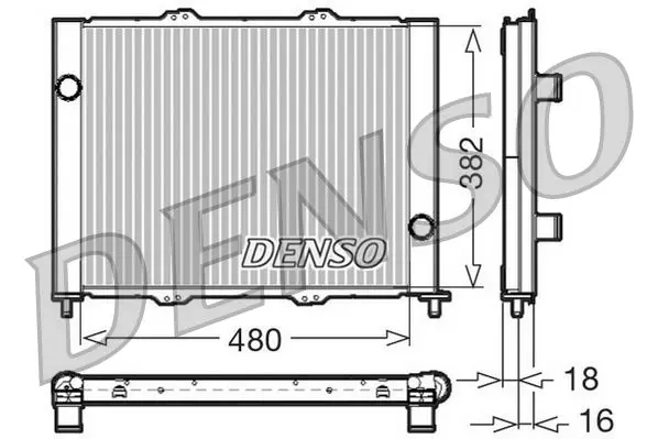 DRM23099 Радиатор системы охлаждения