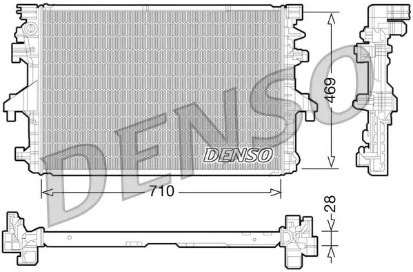 DRM32038 Радиатор системы охлаждения