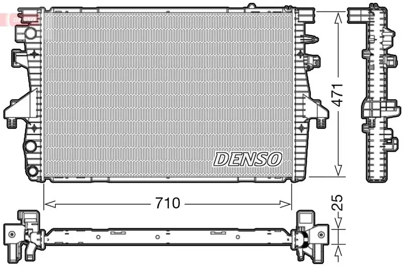 DRM32039 радиатор охлаждения
