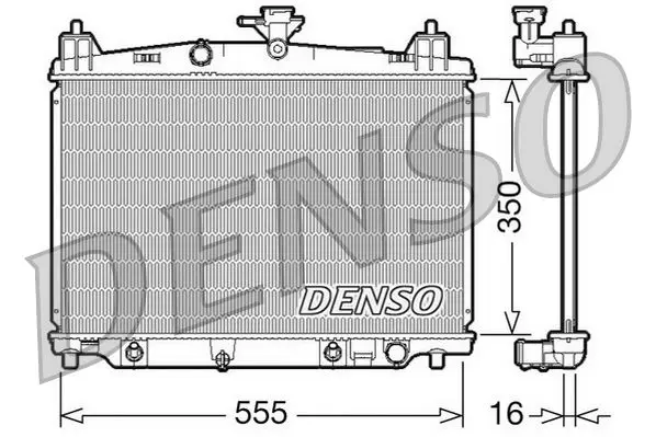 Denso DRM44018 Радиатор системы охлаждения