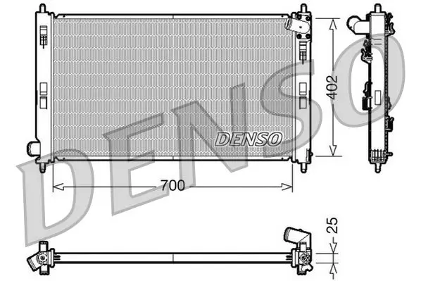 Denso DRM45032 Теплообменник