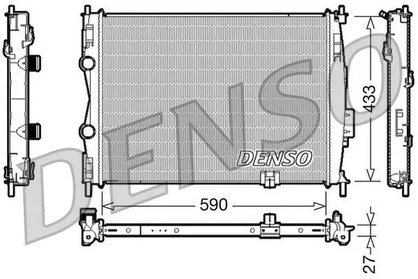 Denso DRM46019 Радиатор [590x433]