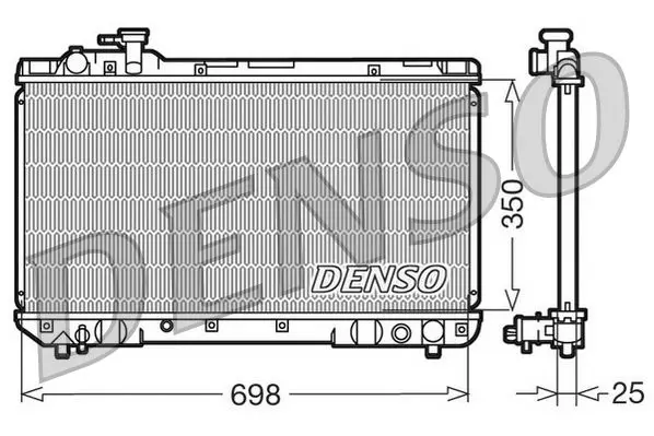 DRM50020 Радиатор системы охлаждения