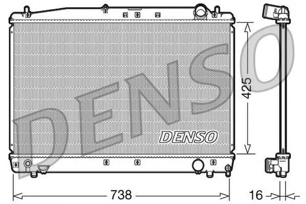 DRM50033 Радиатор системы охлаждения