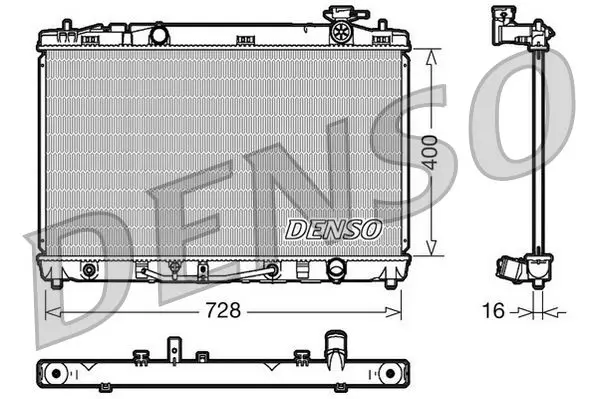 DRM50041 Радиатор системы охлаждения