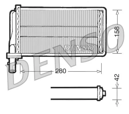 Denso DRR01001 Теплообменник