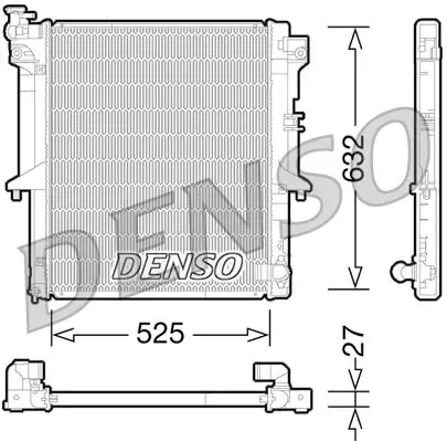 Denso DRM45034 радиатор системы