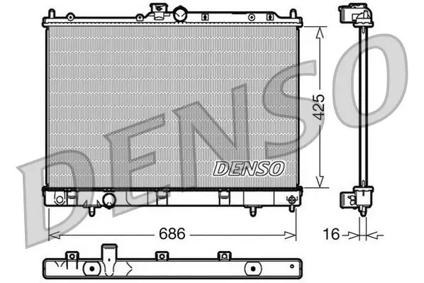 Denso DRM45031 Теплообменник