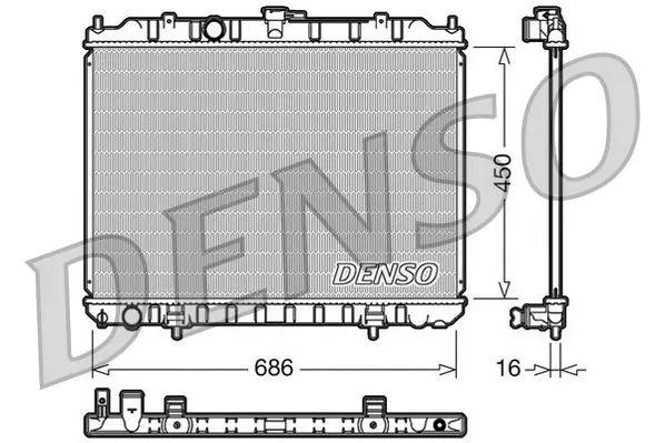 Denso DRM46004 Теплообменник