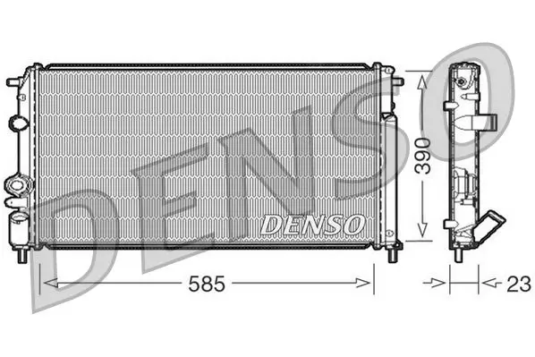 DRM23053 Радиатор системы охлаждения
