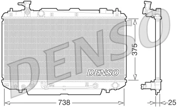 DENSO DRM50064 Теплообменник