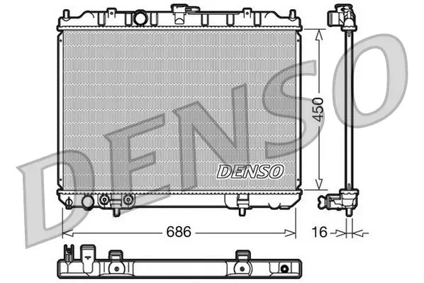 DENSO DRM46005 Теплообменник