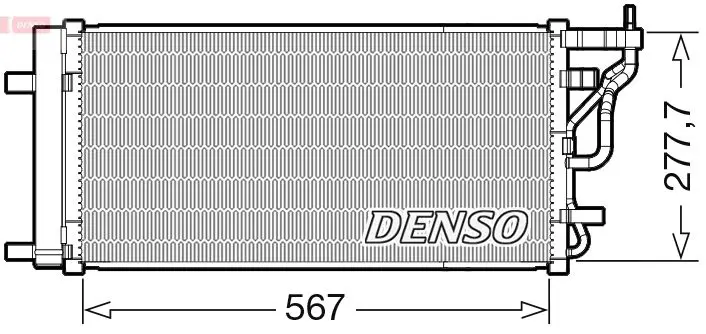 DENSO DCN41024 Конденсатор, кондиционер