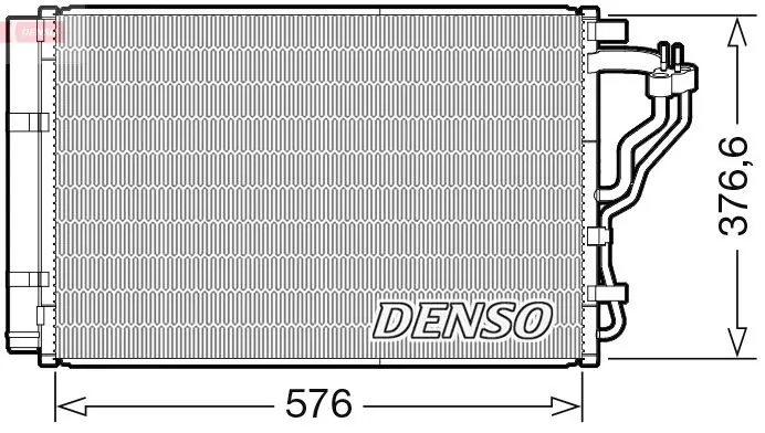 DENSO DCN43008 Конденсатор, кондиционер