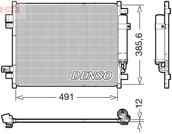 DENSO DCN46034 Конденсатор, кондиционер