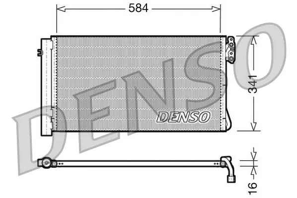 Denso DCN05012 Конденса